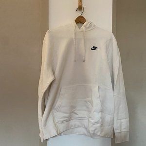 Nike Hoodie in White - Men's Large